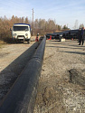 На водоводе "Камышлов-Сухой Лог" ведутся работы по прокладке нового водовода.